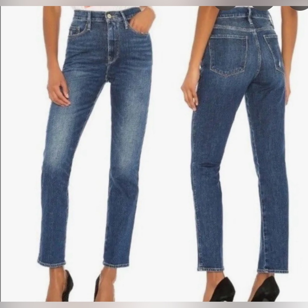Frame Denim Le Pixie Sylvie Slender Straight Jeans (24)
